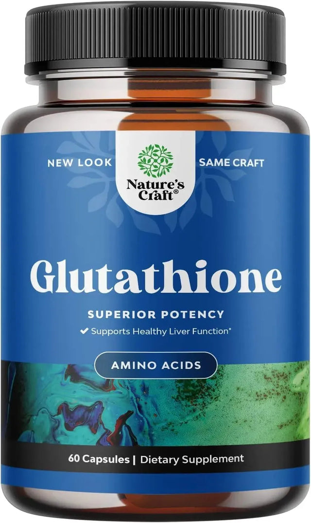 NATURES CRAFT - Natures Craft L Glutathione Superior Potency 60 Capsulas - The Red Vitamin MX - Suplementos Alimenticios - {{ shop.shopifyCountryName }}