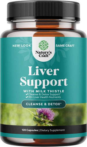 NATURES CRAFT - Natures Craft Liver Support 120 Capsulas - The Red Vitamin MX - Suplementos Alimenticios - {{ shop.shopifyCountryName }}