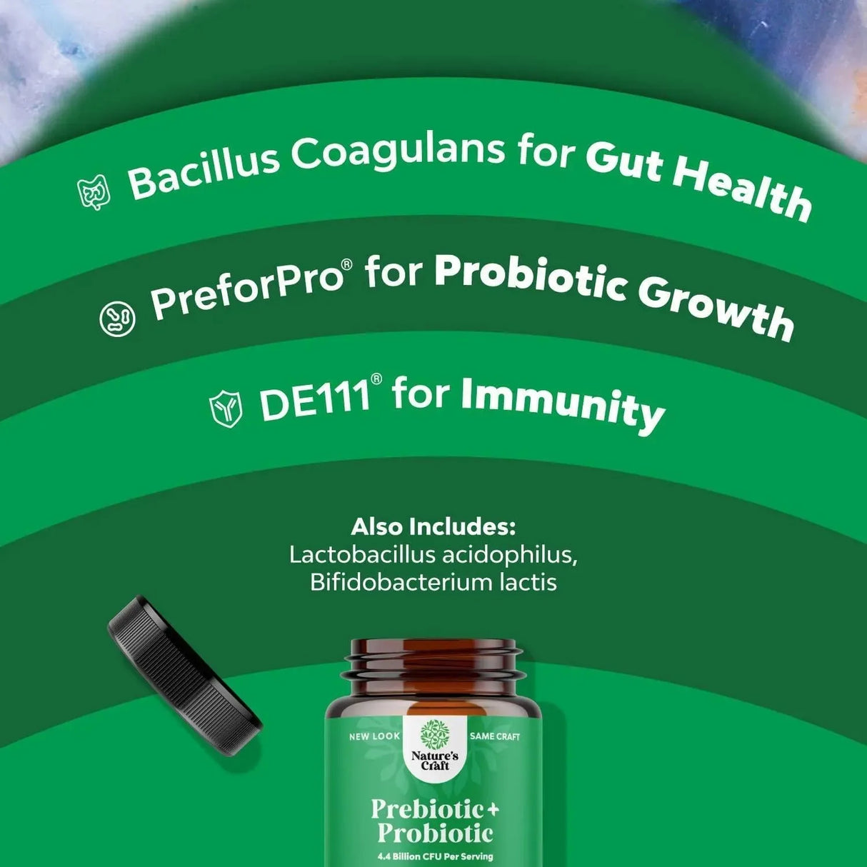 NATURES CRAFT - Natures Craft Prebiotic + Probiotic 60 Capsulas - The Red Vitamin MX - Suplementos Alimenticios - {{ shop.shopifyCountryName }}