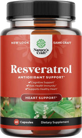 NATURES CRAFT - Natures Craft Resveratrol 60 Capsulas - The Red Vitamin MX - Suplementos Alimenticios - {{ shop.shopifyCountryName }}