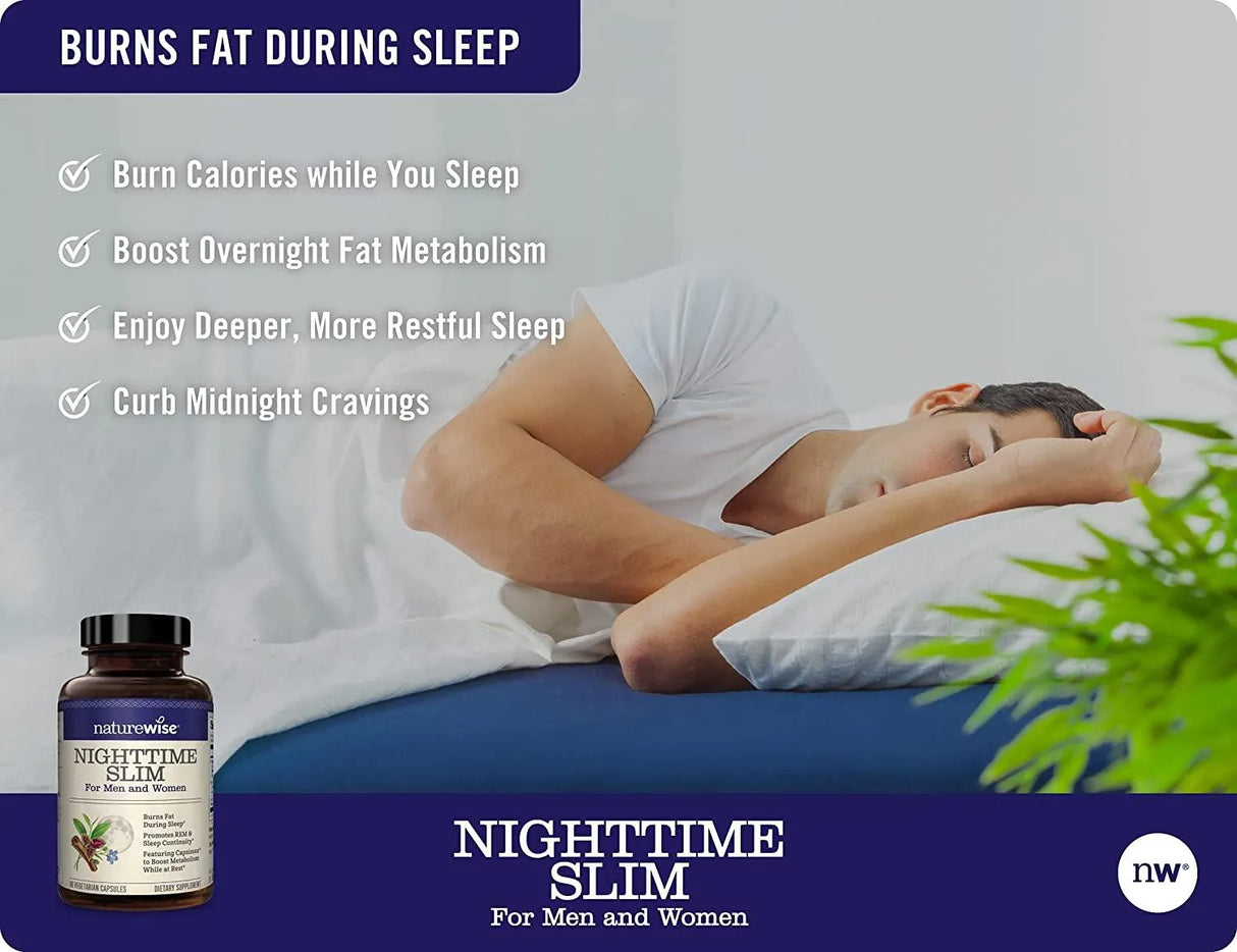 NATUREWISE - Naturewise NightTime Slim 60 Capsulas - The Red Vitamin MX - Suplementos Alimenticios - {{ shop.shopifyCountryName }}