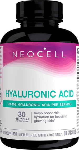 NEOCELL - NeoCell Hyaluronic Acid 100Mg. 60 Capsulas - The Red Vitamin MX - Suplementos Alimenticios - {{ shop.shopifyCountryName }}