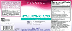 NEOCELL - NeoCell Hyaluronic Acid Berry Liquid with vitamin C 16Oz. - The Red Vitamin MX - Suplementos Alimenticios - {{ shop.shopifyCountryName }}