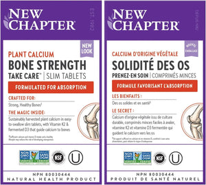 NEW CHAPTER - New Chapter Bone Strength Take Care Vitamin K2+D3+Magnesium 120 Tabletas - The Red Vitamin MX - Suplementos Alimenticios - {{ shop.shopifyCountryName }}