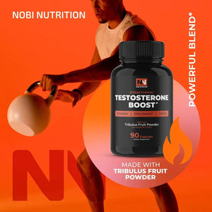 NOBI NUTRITION - Nobi Nutrition Premium Testosterone Booster 90 Capsulas - The Red Vitamin MX - Suplementos Alimenticios - {{ shop.shopifyCountryName }}