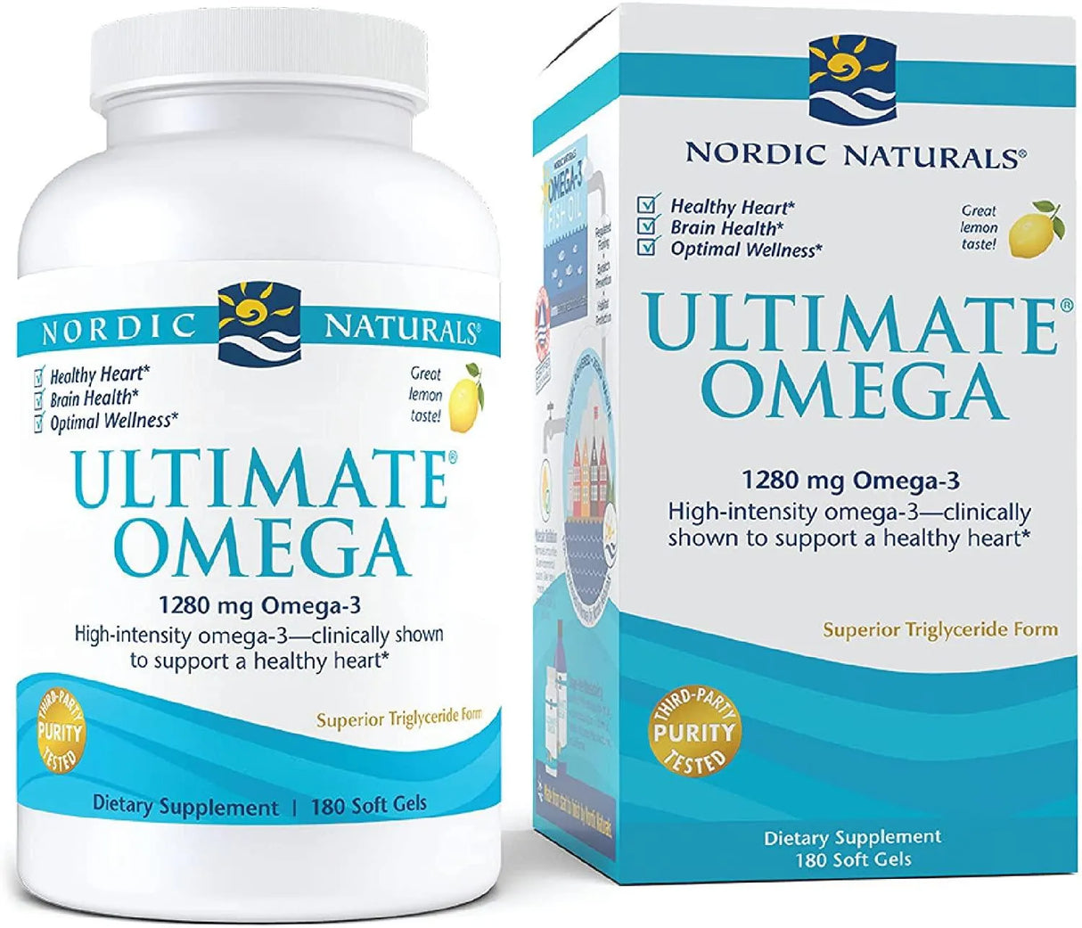 NORDIC NATURALS - Nordic Naturals Ultimate Omega 180 Capsulas Blandas - The Red Vitamin MX - Suplementos Alimenticios - {{ shop.shopifyCountryName }}