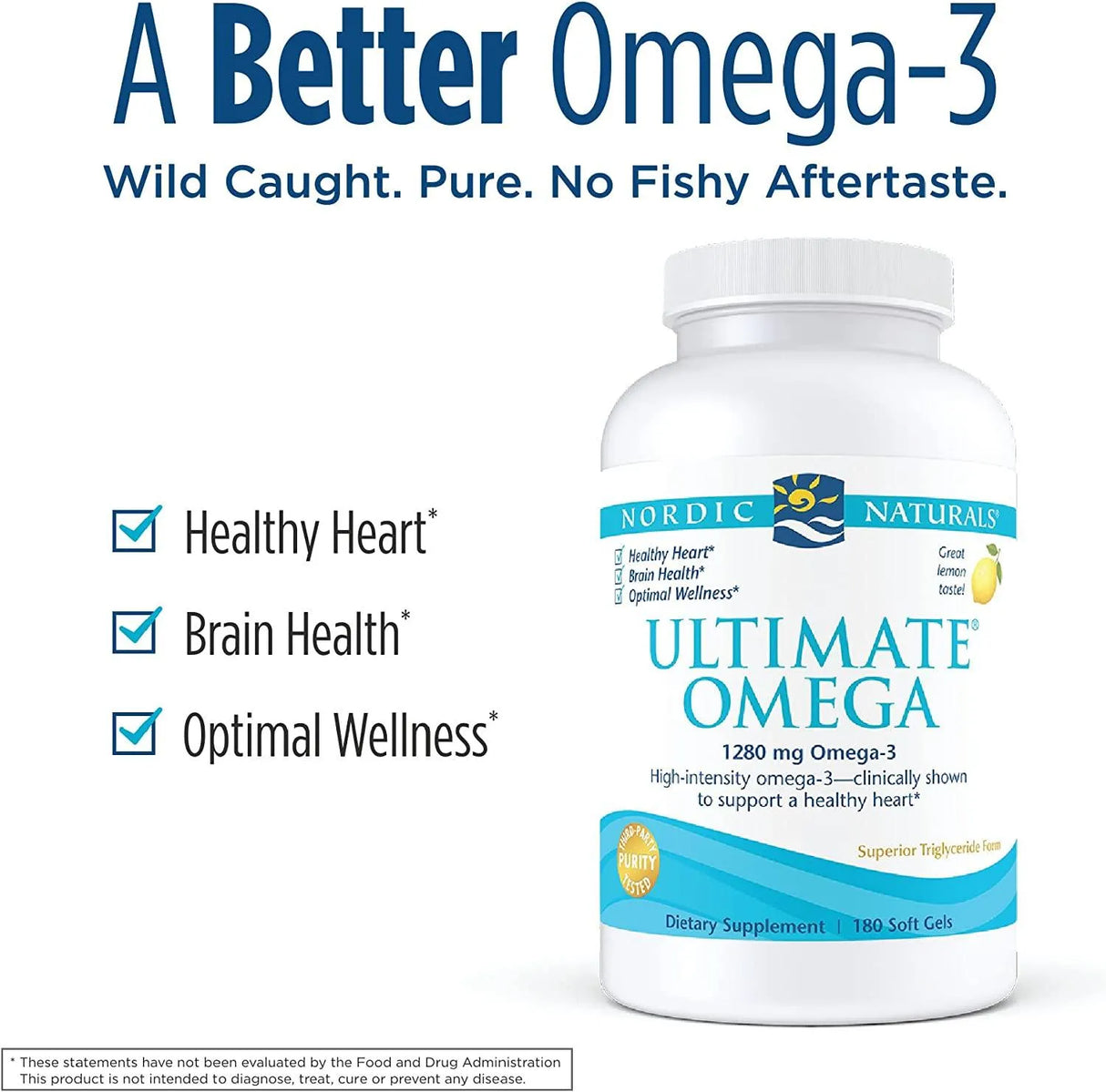 NORDIC NATURALS - Nordic Naturals Ultimate Omega 180 Capsulas Blandas - The Red Vitamin MX - Suplementos Alimenticios - {{ shop.shopifyCountryName }}