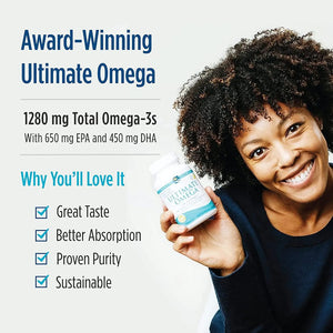 NORDIC NATURALS - Nordic Naturals Ultimate Omega 180 Capsulas Blandas - The Red Vitamin MX - Suplementos Alimenticios - {{ shop.shopifyCountryName }}