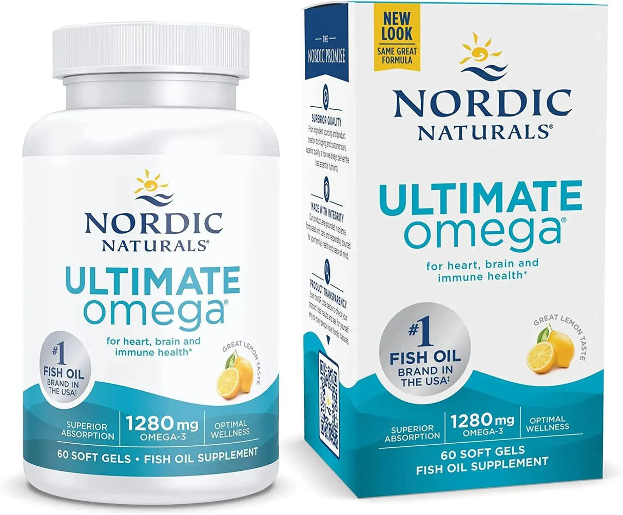 NORDIC NATURALS - Nordic Naturals Ultimate Omega 60 Capsulas Blandas - The Red Vitamin MX - Suplementos Alimenticios - {{ shop.shopifyCountryName }}