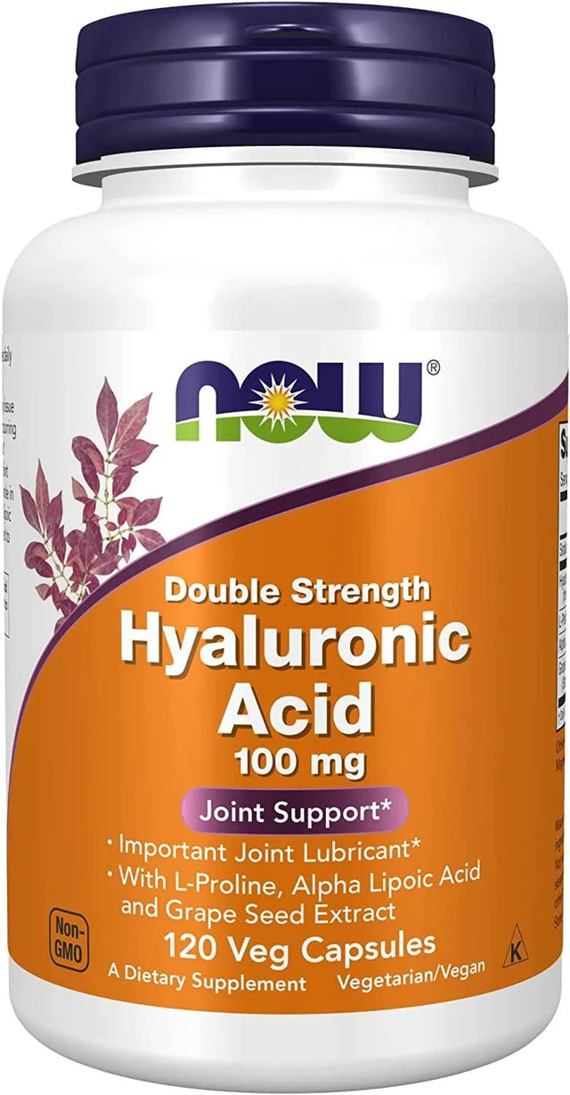 NOW SUPPLEMENTS - Now Supplements Double Strength Hyaluronic Acid 100Mg. 120 Capsulas - The Red Vitamin MX - Suplementos Alimenticios - {{ shop.shopifyCountryName }}