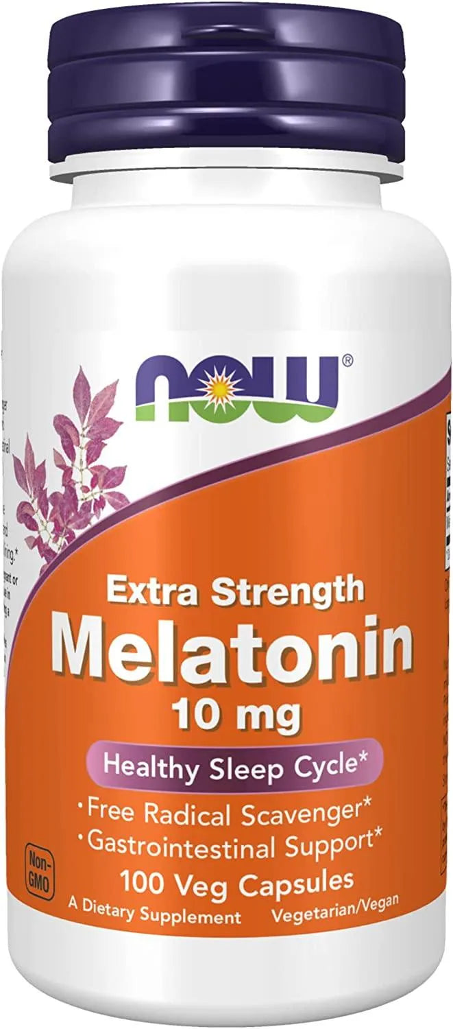 NOW SUPPLEMENTS - Now Supplements Melatonin Extra Strength 10Mg. 100 Capsulas - The Red Vitamin MX - Suplementos Alimenticios - {{ shop.shopifyCountryName }}