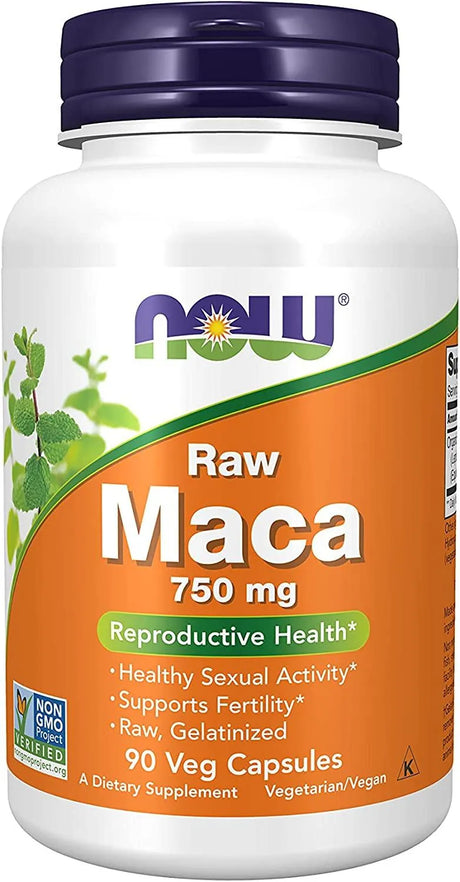 NOW SUPPLEMENTS - NOW Supplements Raw Maca 750Mg. 90 Capsulas - The Red Vitamin MX - Suplementos Alimenticios - {{ shop.shopifyCountryName }}