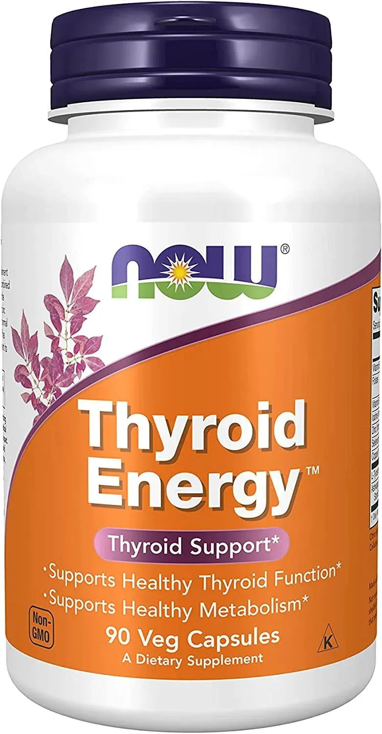 NOW SUPPLEMENTS - NOW Supplements Thyroid Energy 180 Capsulas - The Red Vitamin MX - Suplementos Alimenticios - {{ shop.shopifyCountryName }}