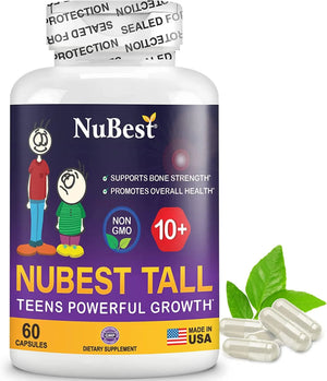 NUBEST - NuBest Tall 10+ Height Growth Advanced Bone Strength Formula 60 Capsulas - The Red Vitamin MX - Suplementos Alimenticios - {{ shop.shopifyCountryName }}