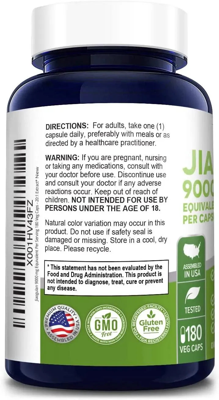 NUSAPURE - Nusapure Jiaogulan 9000Mg. 180 Capsulas - The Red Vitamin MX - Suplementos Alimenticios - {{ shop.shopifyCountryName }}