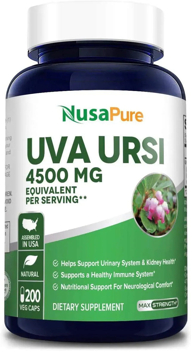 NUSAPURE - Nusapure Uva Ursi 4500mg 200 Capsulas - The Red Vitamin MX - Suplementos Alimenticios - {{ shop.shopifyCountryName }}