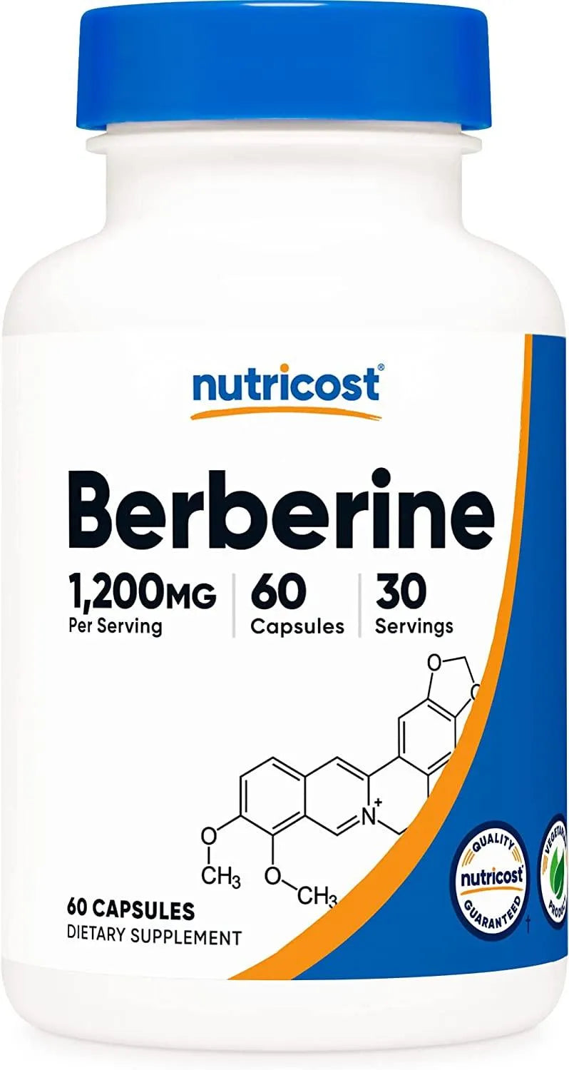 NUTRICOST - Nutricost Berberine HCl 600Mg. 60 Capsulas - The Red Vitamin MX - Suplementos Alimenticios - {{ shop.shopifyCountryName }}