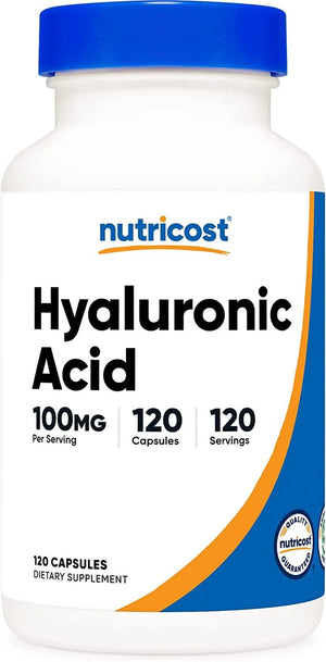 NUTRICOST - Nutricost Hyaluronic Acid 100Mg. 120 Capsulas - The Red Vitamin MX - Suplementos Alimenticios - {{ shop.shopifyCountryName }}