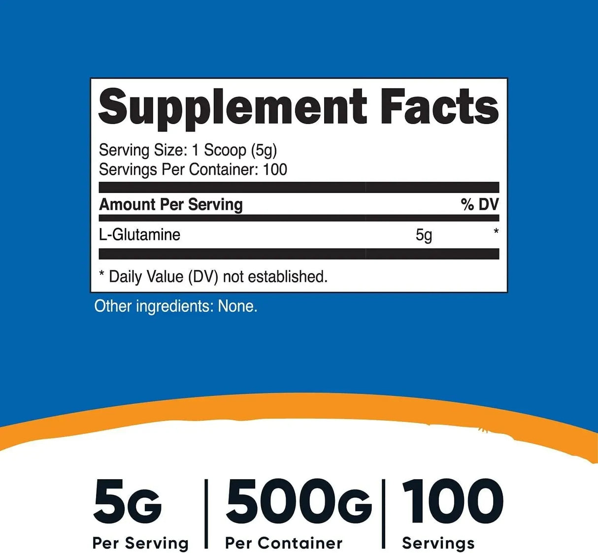NUTRICOST - Nutricost L-Glutamine Powder Unflavored 500G. - The Red Vitamin MX - Suplementos Alimenticios - {{ shop.shopifyCountryName }}