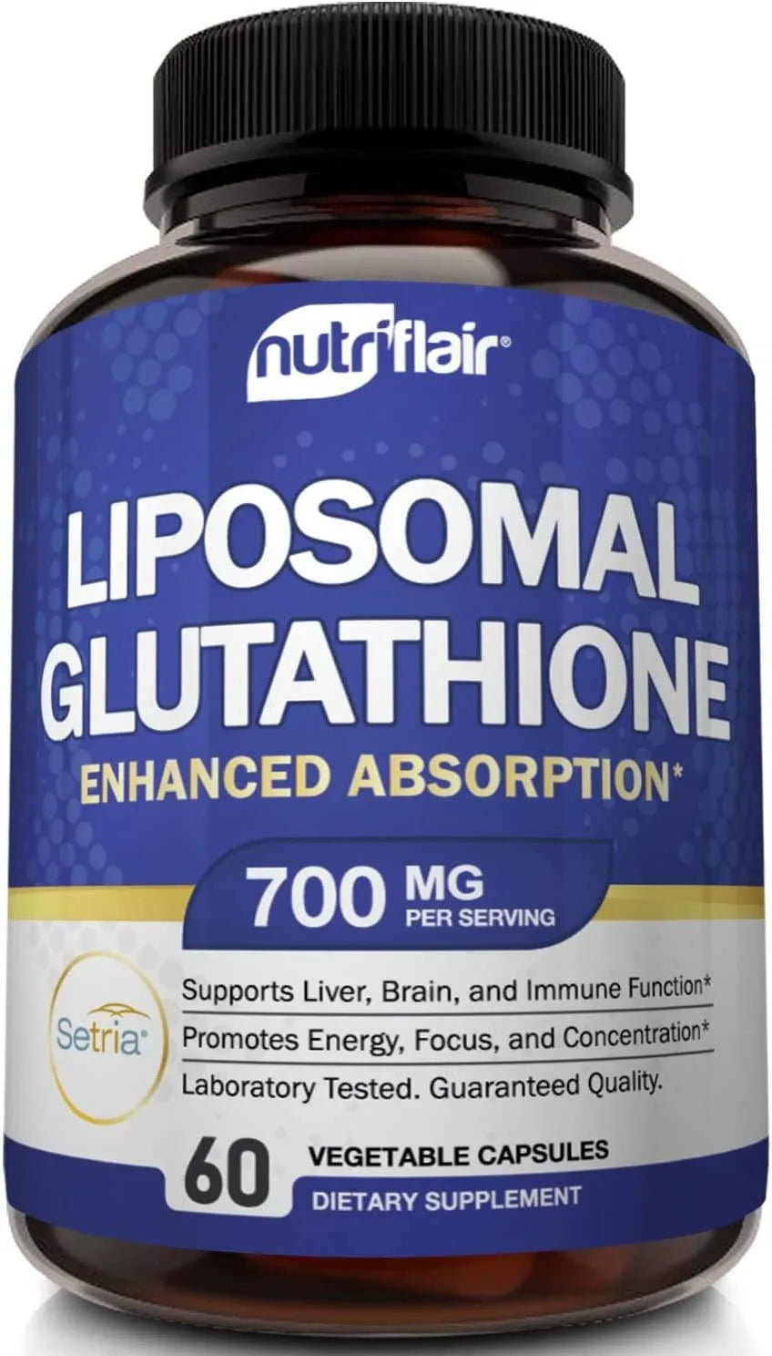 NUTRIFLAIR - NutriFlair Liposomal Glutathione 700Mg. 60 Capsulas - The Red Vitamin MX - Suplementos Alimenticios - {{ shop.shopifyCountryName }}