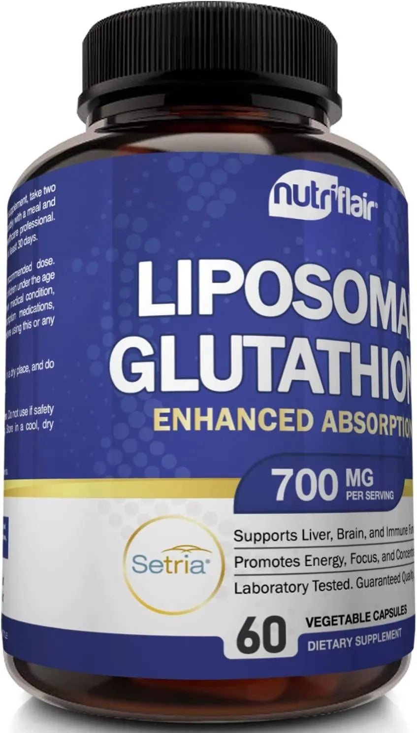 NUTRIFLAIR - NutriFlair Liposomal Glutathione 700Mg. 60 Capsulas - The Red Vitamin MX - Suplementos Alimenticios - {{ shop.shopifyCountryName }}