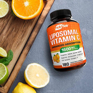 NUTRIFLAIR - Nutriflair Liposomal Vitamin C 1600Mg. 180 Capsulas - The Red Vitamin MX - Suplementos Alimenticios - {{ shop.shopifyCountryName }}