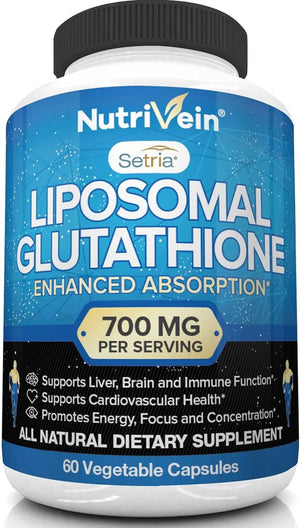 NUTRIVEIN - Nutrivein Liposomal Glutathione 700Mg. 60 Capsulas - The Red Vitamin MX - Suplementos Alimenticios - {{ shop.shopifyCountryName }}