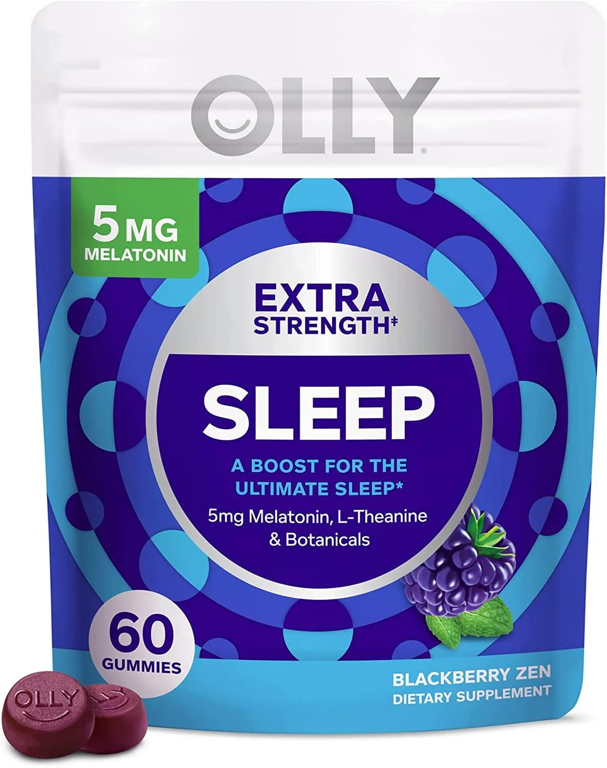 OLLY - OLLY Extra Strength Sleep Melatonin Gummies 60 Gomitas - The Red Vitamin MX - Suplementos Alimenticios - {{ shop.shopifyCountryName }}