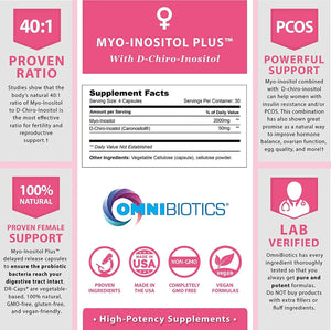 OMNIBIOTICS - Omnibiotics Myo-Inositol Plus with D-Chiro-Inositol 120 Capsulas - The Red Vitamin MX - Suplementos Alimenticios - {{ shop.shopifyCountryName }}