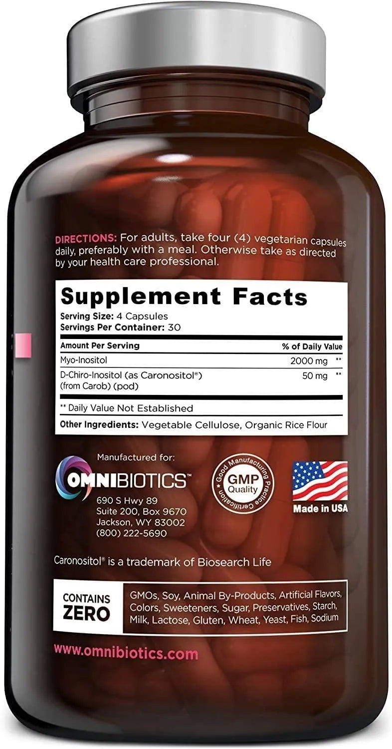 OMNIBIOTICS - Omnibiotics Myo-Inositol Plus with D-Chiro-Inositol 120 Capsulas - The Red Vitamin MX - Suplementos Alimenticios - {{ shop.shopifyCountryName }}