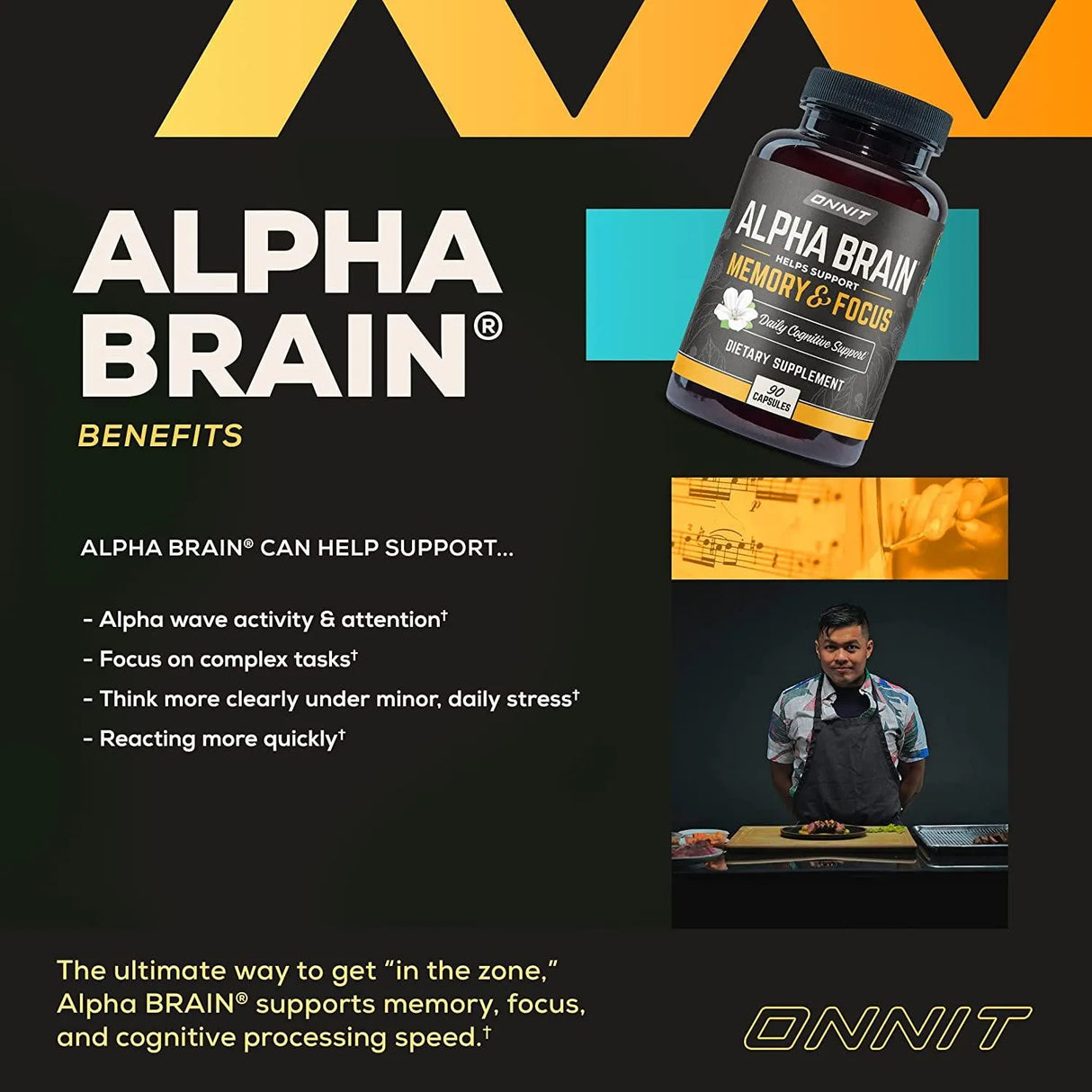 ONNIT - Onnit Alpha Brain Premium Nootropic Brain Supplement 90 Capsulas - The Red Vitamin MX - Suplementos Alimenticios - {{ shop.shopifyCountryName }}