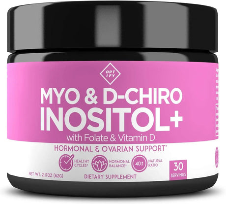 OPTIFY - Optify Myo-Inositol and D-Chiro Inositol Powder 2.17Oz. - The Red Vitamin MX - Suplementos Alimenticios - {{ shop.shopifyCountryName }}