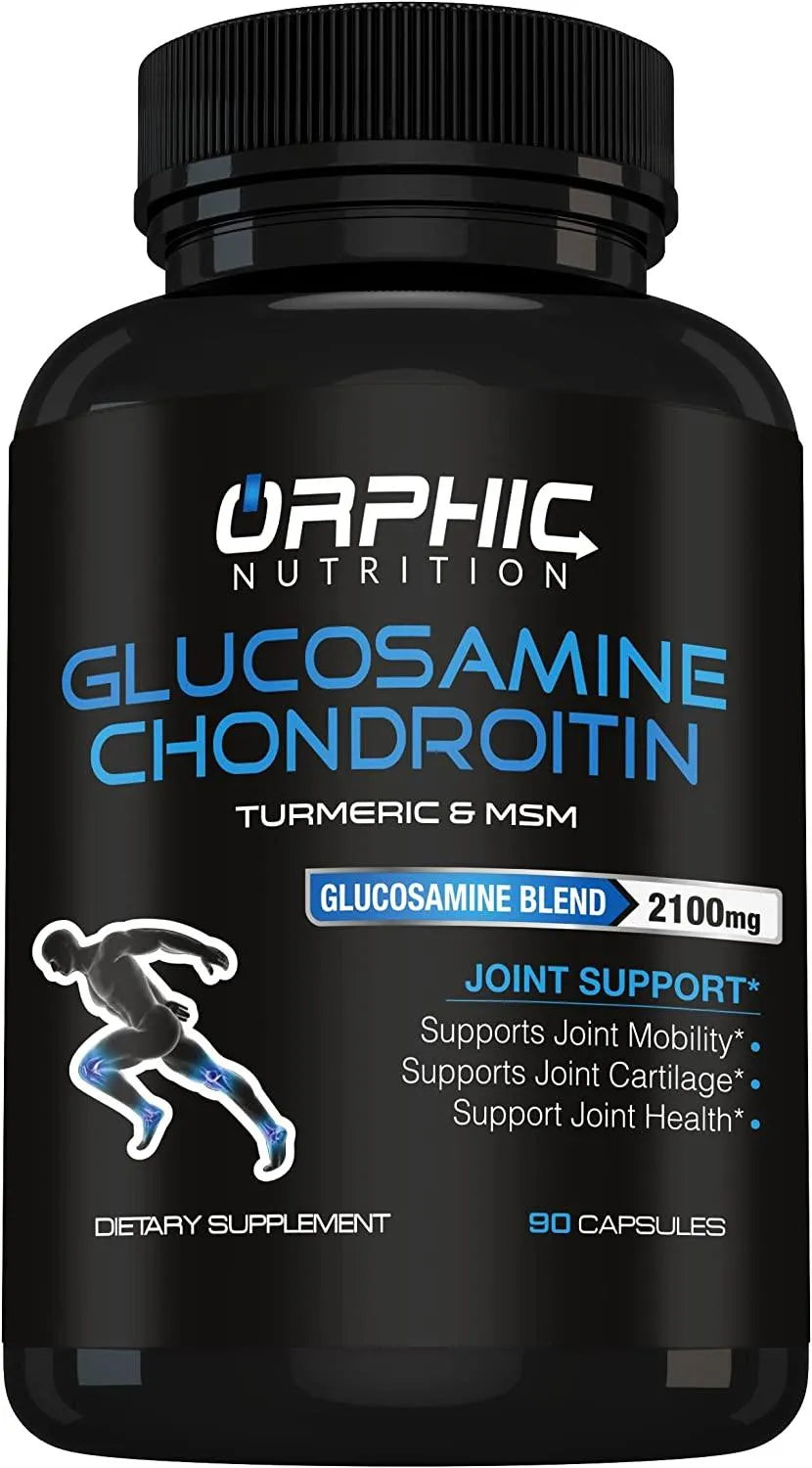 ORPHIC NUTRITION - Orphic Nutrition Glucosamine Chondroitin Turmeric & MSM 2100Mg. 90 Capsulas - The Red Vitamin MX - Suplementos Alimenticios - {{ shop.shopifyCountryName }}