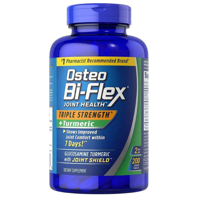 OSTEO - Osteo Bi-Flex Triple Strength + Turmeric 220 Tabletas - The Red Vitamin MX - Suplementos Alimenticios - {{ shop.shopifyCountryName }}