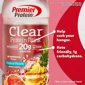 PREMIER PROTEIN - Premier Protein Clear Drink 20g Protein Keto Friendly 16.9Oz. 12 Pack - The Red Vitamin MX - Suplementos Alimenticios - {{ shop.shopifyCountryName }}