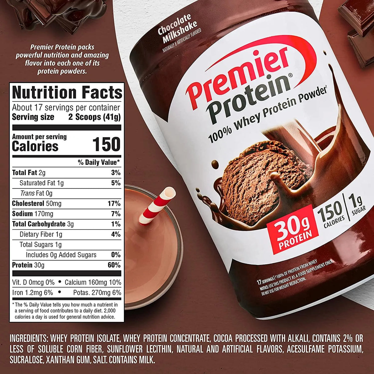 PREMIER PROTEIN - Premier Protein Powder 30G. Protein 1G. Sugar 23.3Oz. - The Red Vitamin MX - Suplementos Alimenticios - {{ shop.shopifyCountryName }}