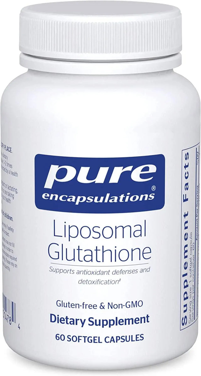 PURE ENCAPSULATIONS - Pure Encapsulations Liposomal Glutathione 60 Capsulas Blandas - The Red Vitamin MX - Suplementos Alimenticios - {{ shop.shopifyCountryName }}