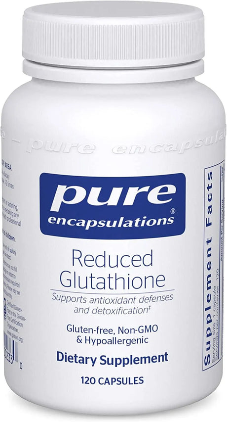 PURE ENCAPSULATIONS - Pure Encapsulations Reduced Glutathione 120 Capsulas - The Red Vitamin MX - Suplementos Alimenticios - {{ shop.shopifyCountryName }}