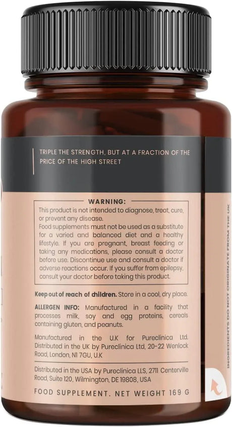 PURECLINICA - Pureclinica Triple Strength Hyaluronic Acid 300Mg. 180 Tabletas - The Red Vitamin MX - Suplementos Alimenticios - {{ shop.shopifyCountryName }}