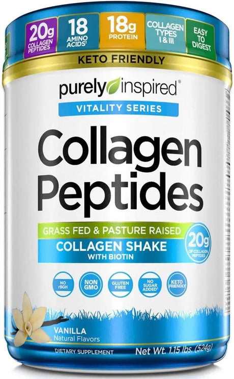 PURELY INSPIRED - Purely Inspired Collagen Peptides Powder 1Lb. - The Red Vitamin MX - Suplementos Alimenticios - {{ shop.shopifyCountryName }}