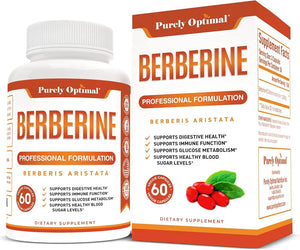 PURELY OPTIMAL - Purely Optimal Berberine Extra Strength 60 Capsulas - The Red Vitamin MX - Suplementos Alimenticios - {{ shop.shopifyCountryName }}