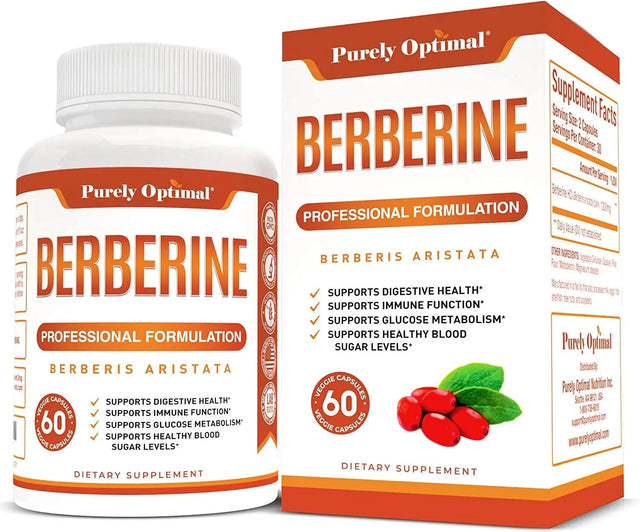 PURELY OPTIMAL - Purely Optimal Berberine Extra Strength 60 Capsulas - The Red Vitamin MX - Suplementos Alimenticios - {{ shop.shopifyCountryName }}