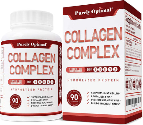 PURELY OPTIMAL - Purely Optimal Collagen Complex 90 Capsulas - The Red Vitamin MX - Suplementos Alimenticios - {{ shop.shopifyCountryName }}