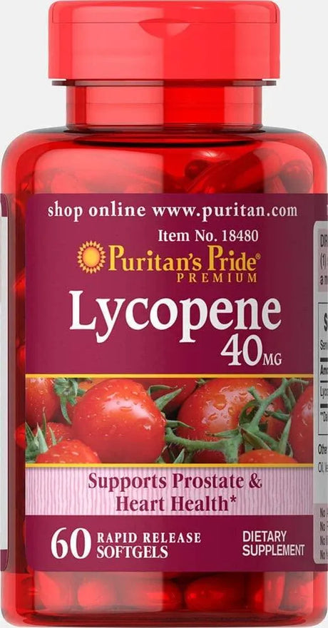 PURITAN'S PRIDE - Puritan's Pride Lycopene 40Mg. 60 Capsulas Blandas - The Red Vitamin MX - Suplementos Alimenticios - {{ shop.shopifyCountryName }}