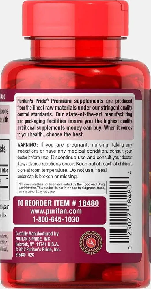 PURITAN'S PRIDE - Puritan's Pride Lycopene 40Mg. 60 Capsulas Blandas - The Red Vitamin MX - Suplementos Alimenticios - {{ shop.shopifyCountryName }}