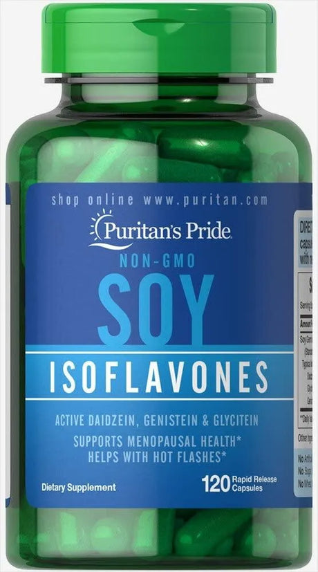 PURITAN'S PRIDE - Puritan's Pride Soy Isoflavones 750Mg. 120 Capsulas - The Red Vitamin MX - Suplementos Alimenticios - {{ shop.shopifyCountryName }}