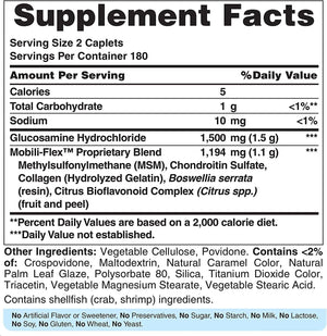 PURITAN'S PRIDE - Puritan´s Pride Double Strength Glucosamine Chondroitin MSM Joint Soother 360 Tabletas - The Red Vitamin MX - Suplementos Alimenticios - {{ shop.shopifyCountryName }}