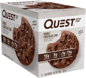 QUEST NUTRITION - Quest Nutrition Double Chocolate Chip Protein Cookie 12 Galletas - The Red Vitamin MX - Suplementos Alimenticios - {{ shop.shopifyCountryName }}