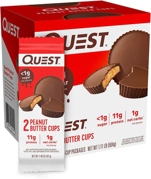 QUEST NUTRITION - Quest Nutrition High Protein Low Carb Keto Friendly Peanut Butter Cups 12 Piezas 17.76Oz. - The Red Vitamin MX - Suplementos Alimenticios - {{ shop.shopifyCountryName }}