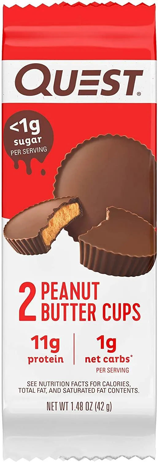 QUEST NUTRITION - Quest Nutrition High Protein Low Carb Keto Friendly Peanut Butter Cups 12 Piezas 17.76Oz. - The Red Vitamin MX - Suplementos Alimenticios - {{ shop.shopifyCountryName }}